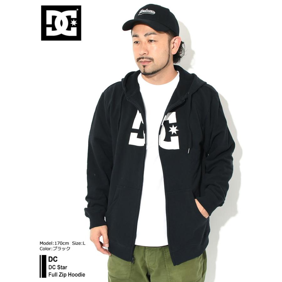 ディーシー パーカー ジップアップ DC メンズ ディーシー スター フル ジップ フーディ ( DC Star Full Zip Hoodie スウェット DZP224040 )｜icefield｜04