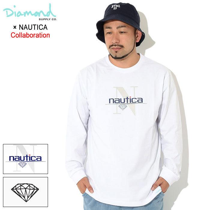 ダイアモンドサプライ Tシャツ 長袖 Diamond Supply Co メンズ ノーティカ コラボ Nautica Nautica L S Tee カットソー Cdmpc404s Ice Field 通販 Paypayモール
