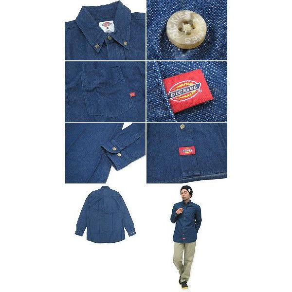 Dickies（ディッキーズ） Dickies WL300 デニム ワークシャツ 長袖