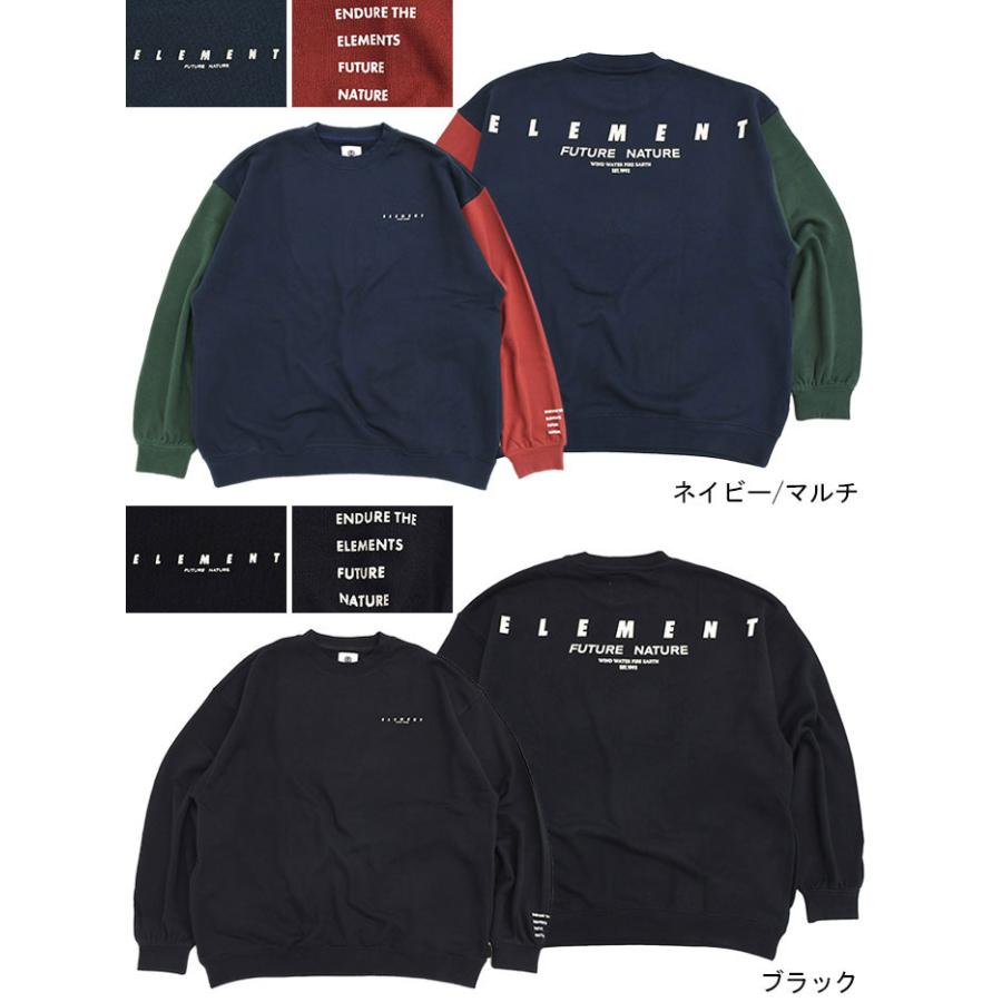 【公式ライセンス】アーセナルFC ビッグロゴ スウェット ネイビー Lサイズ ELEMENT（エレメント） トレーナー メンズ リラックス LX クルー