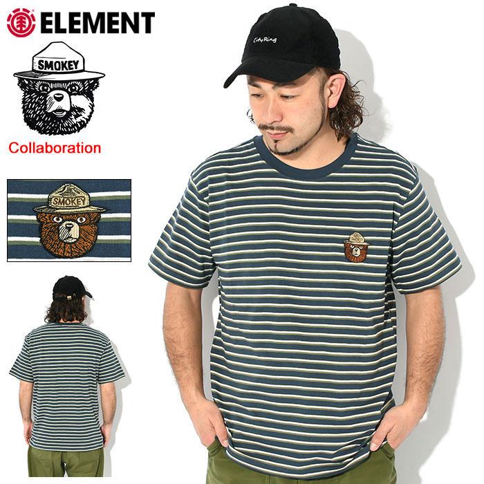 ELEMENT（エレメント） Tシャツ 半袖 メンズ スモーキー ベア SBXE