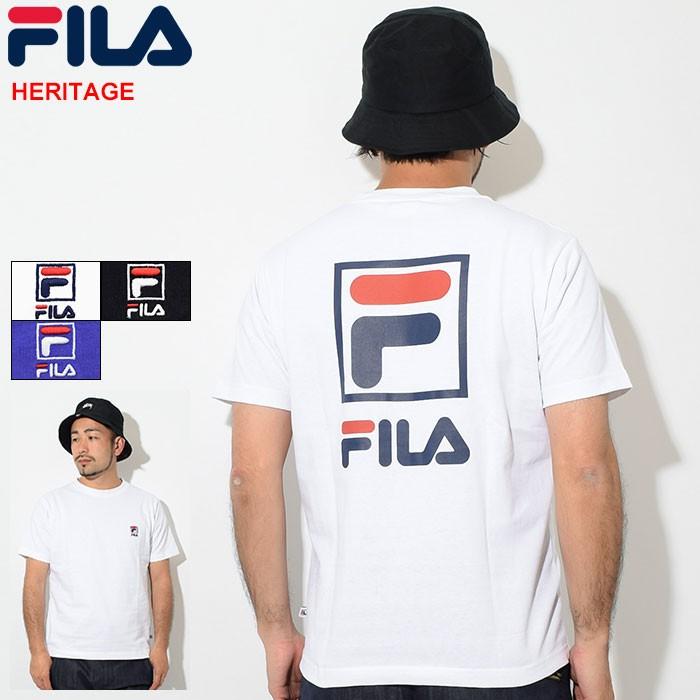 FILA（フィラ） Tシャツ 半袖 メンズ バック プリント ロゴ(FILA Back