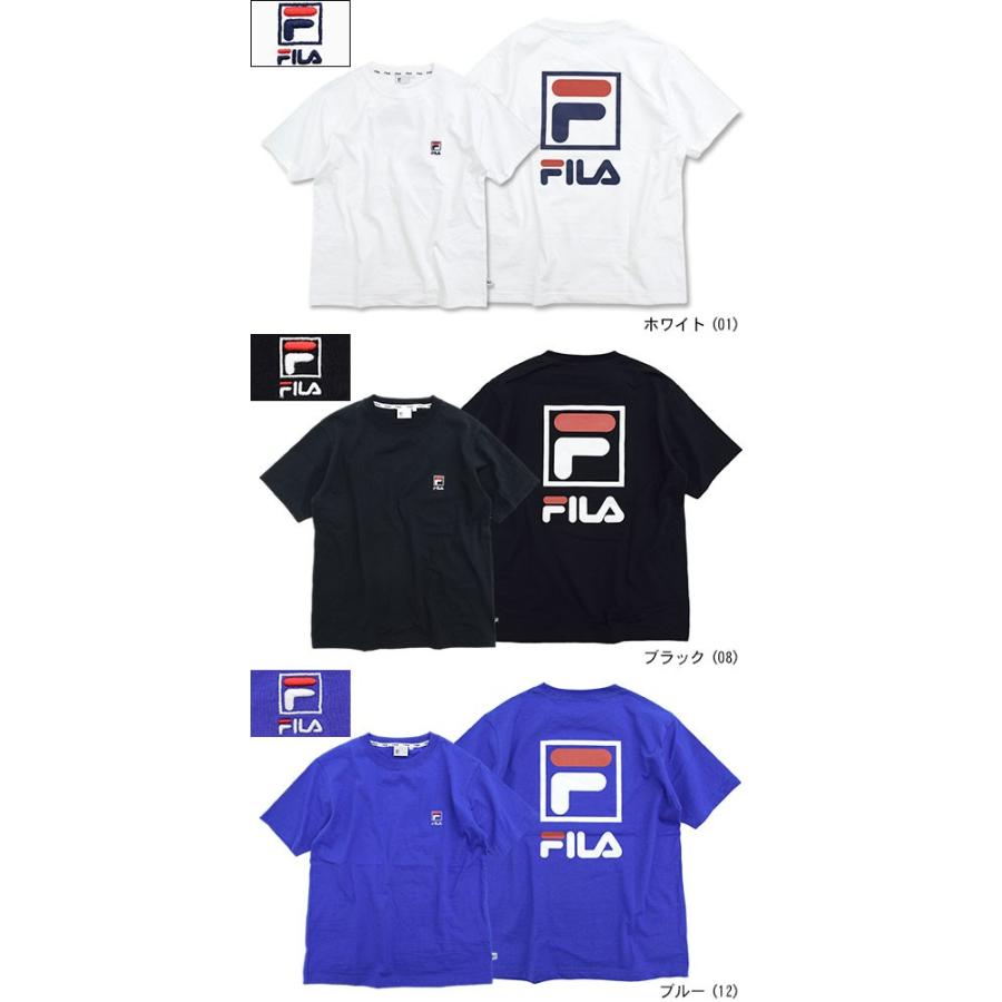 FILA（フィラ） Tシャツ 半袖 メンズ バック プリント ロゴ(FILA Back