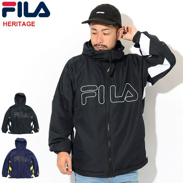 FILA（フィラ） ジャケット メンズ バイアス ストライプ トラック