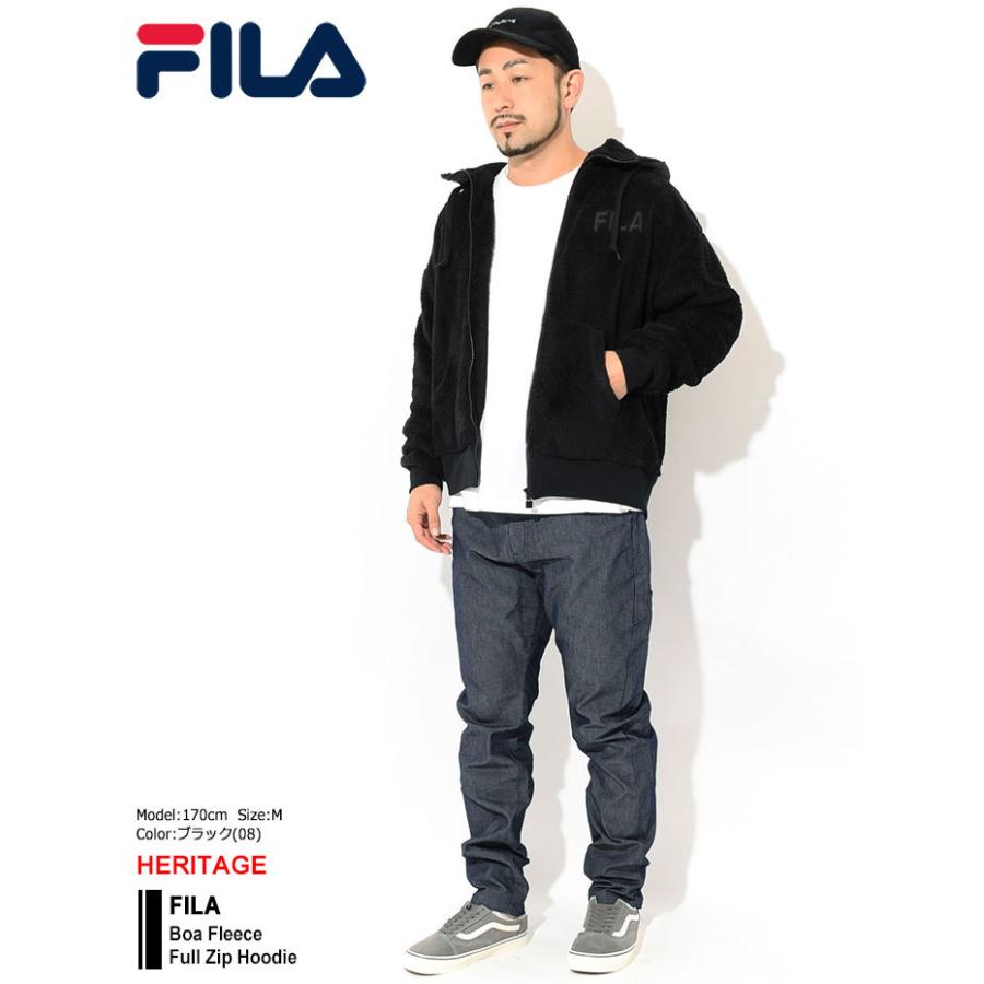 FILA（フィラ） パーカー プルオーバー メンズ ボア フリース フル