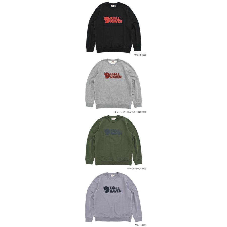 フェールラーベン FJALLRAVEN トレーナー メンズ フェールラーベン ロゴ クルー スウェット ( Fjallraven Logo Crew Sweat スエット トレナー トレイナー トップス アウトドア トレッキング 登山 メンズ 男性用 FJALL RAVEN フェール ラーベン 84142 ) FJALL RAVEN（フェールラーベン） トレーナー メンズ ロゴ クルー