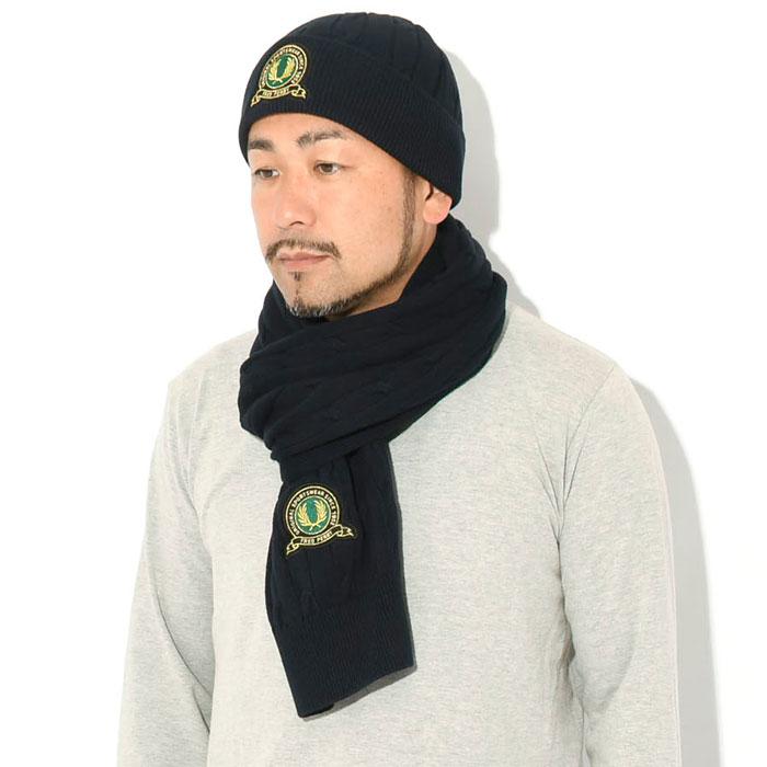 FRED PERRY（フレッドペリー） マフラー メンズ テニス バッジ