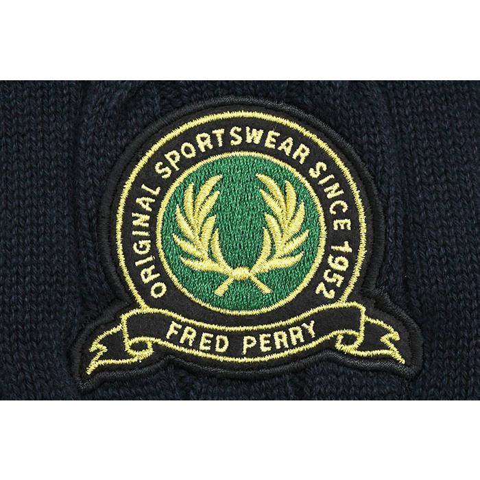 FRED PERRY（フレッドペリー） マフラー メンズ テニス バッジ