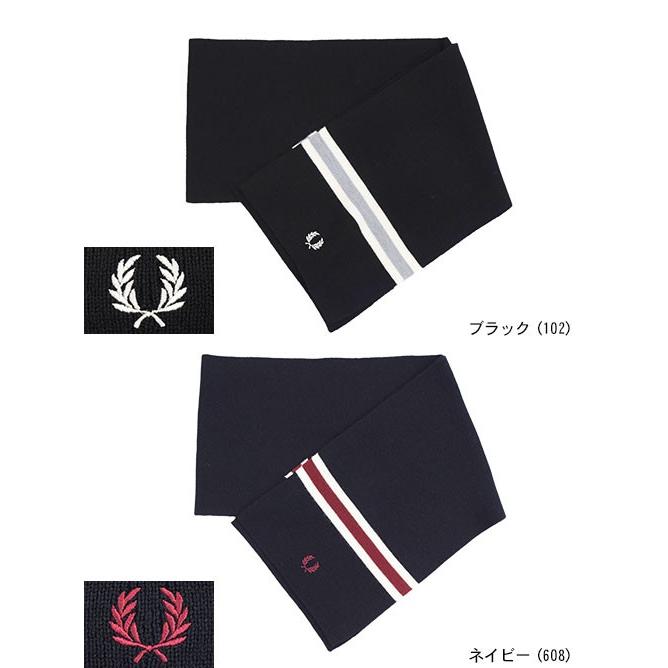 FRED PERRY（フレッドペリー） マフラー メンズ メリノ ウール