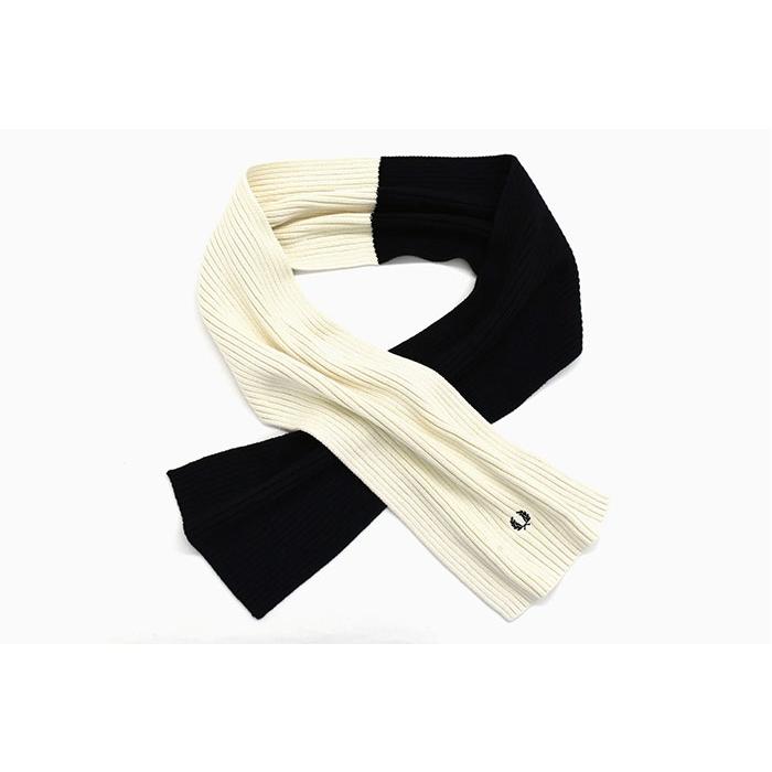 FRED PERRY（フレッドペリー） マフラー メンズ リブド スカーフ