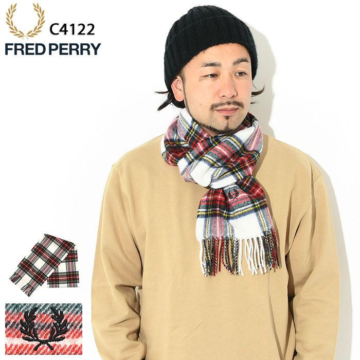 FRED PERRY(フレッドペリー)マフラー スチュワート タータン スカーフ frp-c4113.jpg