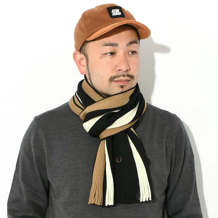 FRED PERRY（フレッドペリー） マフラー メンズ ボールド ストライプ