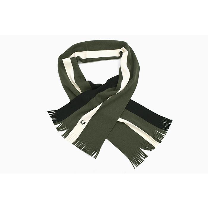 フレッドペリー マフラー FRED PERRY メンズ ボールド ストライプ ラッセル スカーフ ( C4133 Bold Stripe Raschel Scarf 小物 )｜icefield｜11