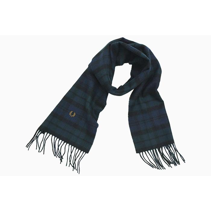 FRED PERRY（フレッドペリー） マフラー メンズ ラムウール タータン
