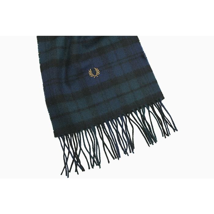 FRED PERRY（フレッドペリー） マフラー メンズ ラムウール タータン
