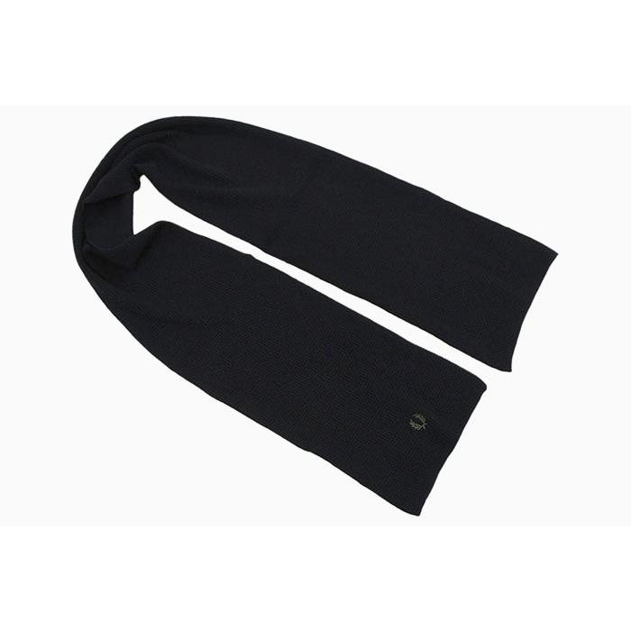 FRED PERRY フレッドペリー マフラー メンズ ワッフル ニット FRED PERRY フレッドペリー マフラー メンズ ワッフル ニット