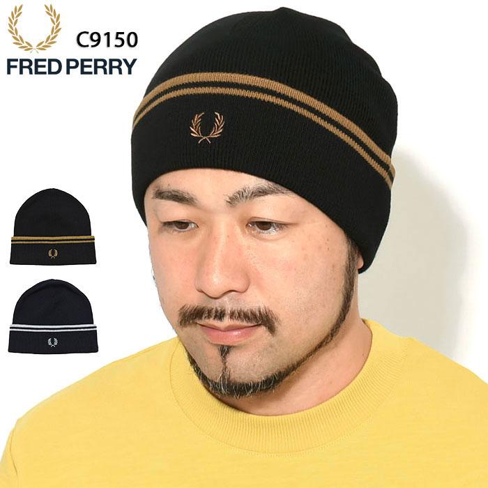 FRED PERRY フレッドペリー ニット帽 ツイン ティップド メリノ FRED PERRY フレッドペリー ニット帽 ツイン ティップド メリノ