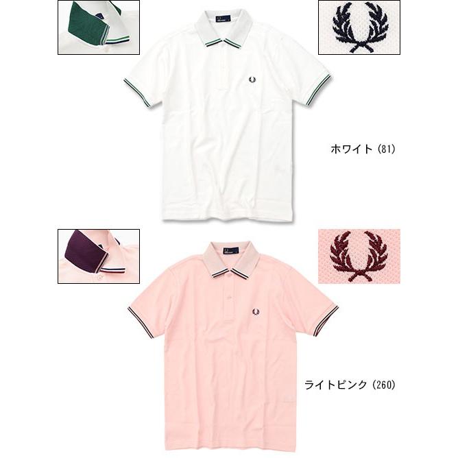 FRED PERRY フレッドペリー ポロシャツ 半袖 メンズ ティップド