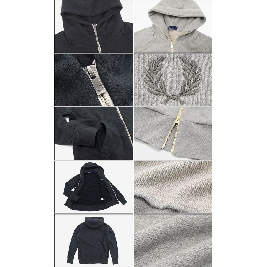 FRED PERRY（フレッドペリー） パーカー ジップアップ メンズ ループ