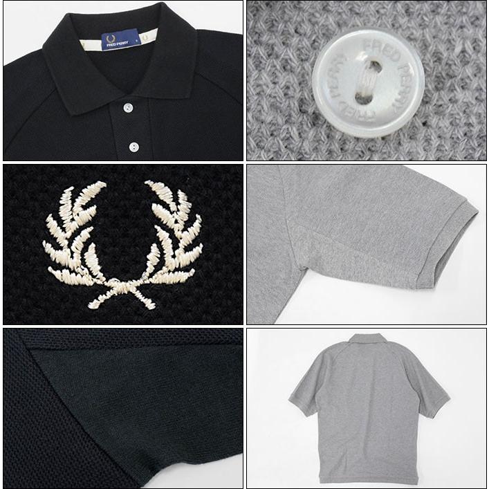 FRED PERRY フレッドペリー ポロシャツ 半袖 メンズ ピケ