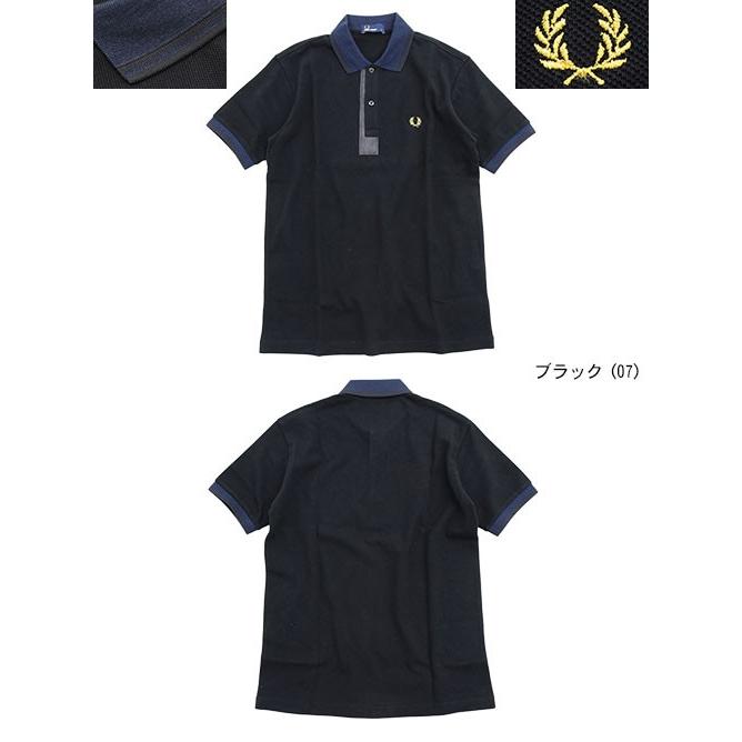 FRED PERRY（フレッドペリー） ポロシャツ 半袖 メンズ インディゴ 