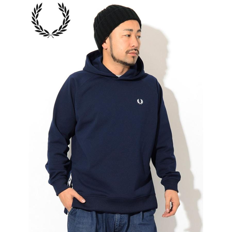 FRED PERRY（フレッドペリー） プルオーバー パーカー メンズ テープド
