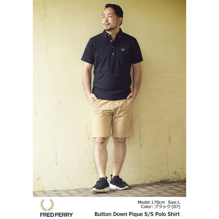 FRED PERRY（フレッドペリー） ポロシャツ 半袖 メンズ ボタンダウン