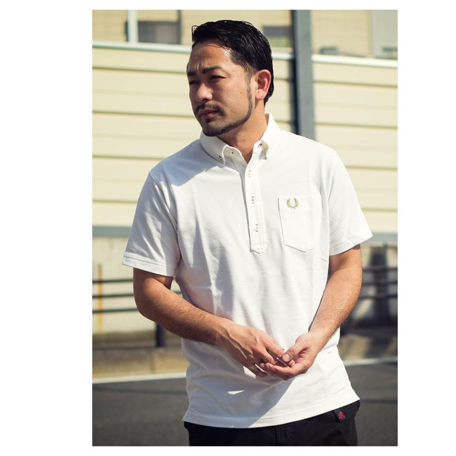 FRED PERRY フレッドペリー ポロシャツ 半袖 メンズ ボタン FRED PERRY フレッドペリー ポロシャツ 半袖 メンズ ボタン