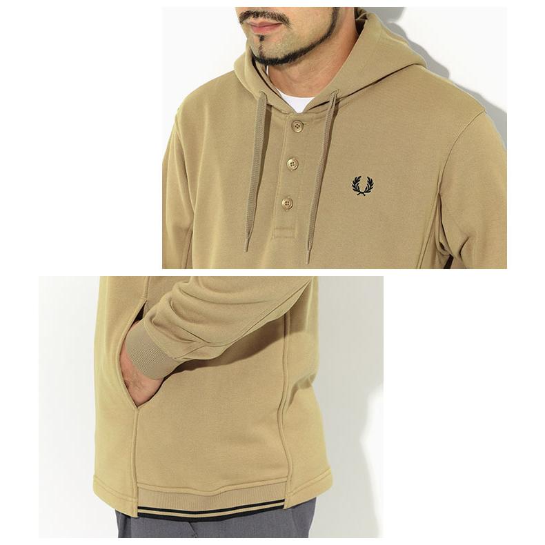 FRED PERRY（フレッドペリー） プルオーバー パーカー メンズ ヘンリー