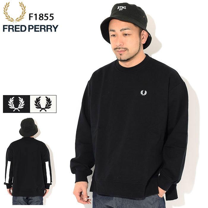 FRED PERRY フレッドペリー トレーナー メンズ サイド スリット FRED PERRY フレッドペリー トレーナー メンズ サイド スリット
