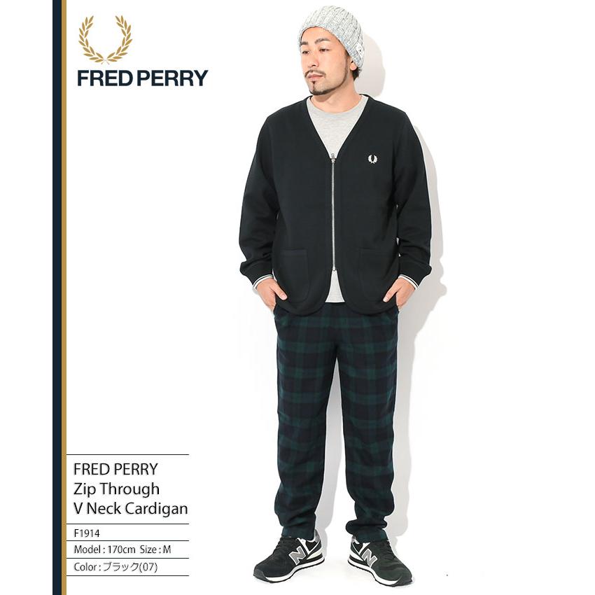 FRED PERRY フレッドペリー カーディガン メンズ ジップ スルー FRED PERRY フレッドペリー カーディガン メンズ ジップ スルー