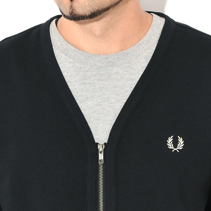 FRED PERRY フレッドペリー カーディガン メンズ ジップ スルー