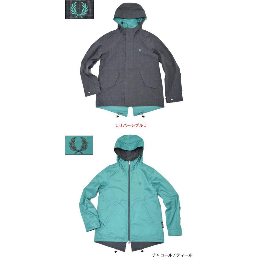 FRED PERRY フレッドペリー リバーシブル モッズ パーカー FRED PERRY フレッドペリー リバーシブル モッズ パーカー