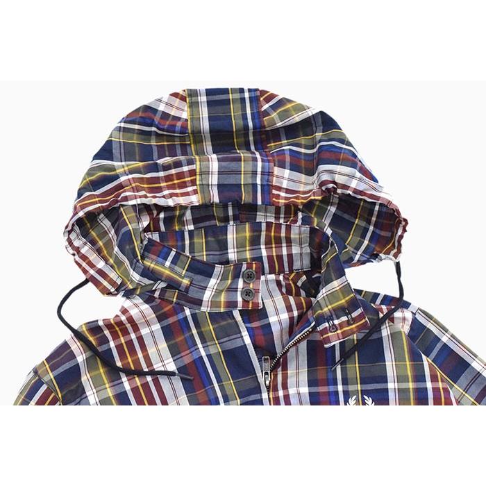 フレッドペリー ジャケット FRED PERRY メンズ マドラス チェック ハリントン 日本企画 (F2625 Madras Check Harrington JKT JAPAN LIMITED)｜icefield｜09