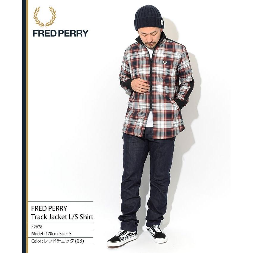 FRED PERRY（フレッドペリー） シャツ 長袖 メンズ トラック