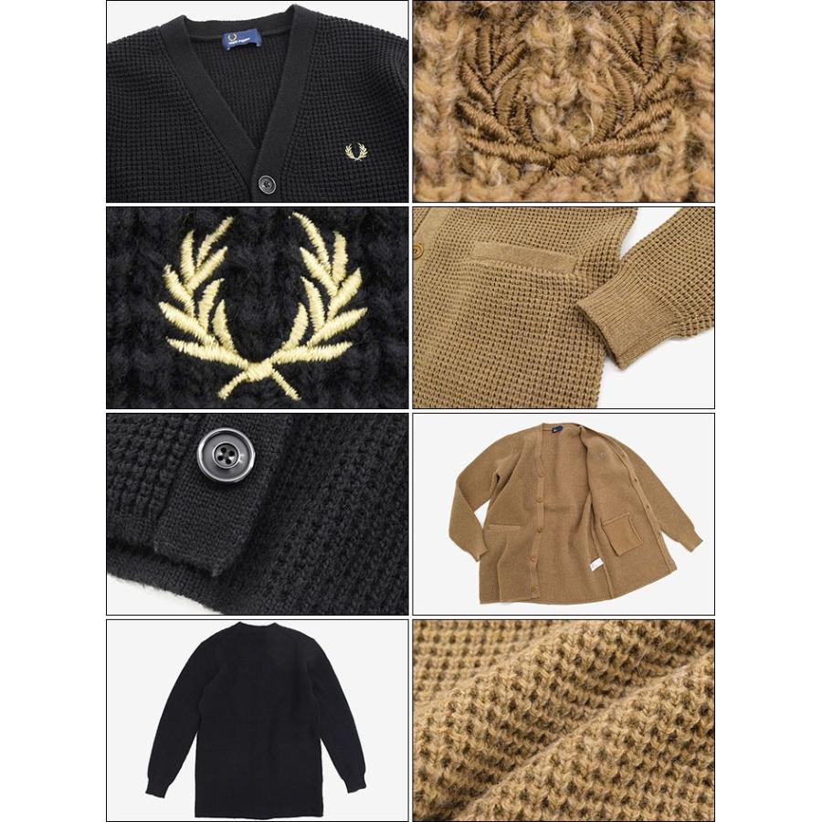 FRED PERRY フレッドペリー カーディガン メンズ Vネック ロング FRED PERRY フレッドペリー カーディガン メンズ Vネック ロング