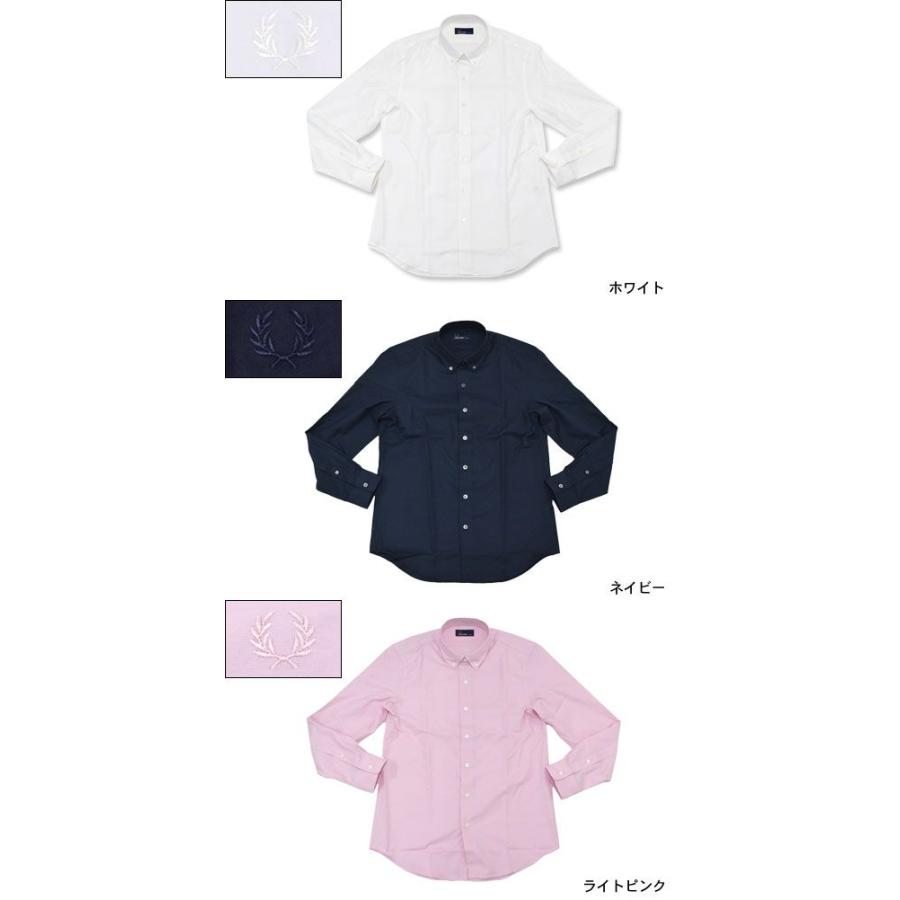 フレッドペリー FRED PERRY オックスフォード シャツ 長袖 日本企画 男性用 メンズ(F4319 Oxford L/S Shirt オックス トップス 日本製)｜icefield｜02