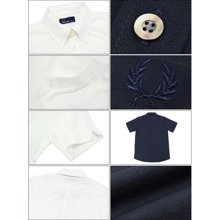 FRED PERRY（フレッドペリー） シャツ 半袖 メンズ ピケ 日本企画