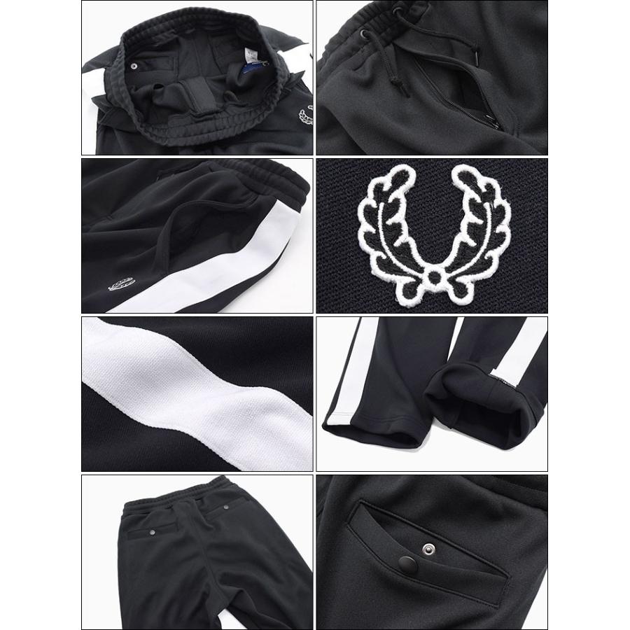 Freed Perry ブラック ナイロン サイドストライプパンツ 中古・古着通販】FRED PERRY (フレッドペリー) ナイロンパンツ