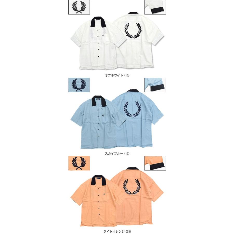FRED PERRY フレッドペリー シャツ 半袖 メンズ オープンカラー FRED PERRY フレッドペリー シャツ 半袖 メンズ オープンカラー