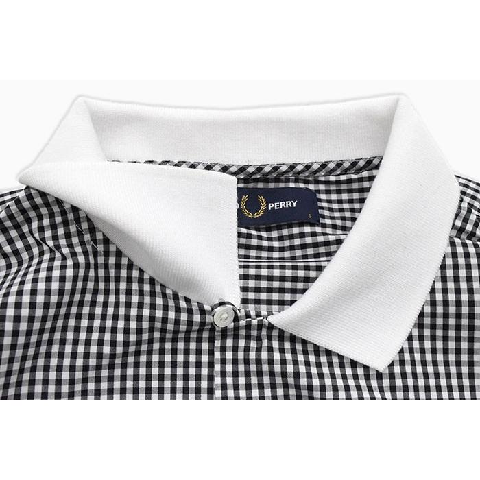 美品✨ FRED PERRY フレッドペリー ギンガムチェック シャツ XL FRED PERRY ギンガムチェック柄オックスフォードシャツ フレッド