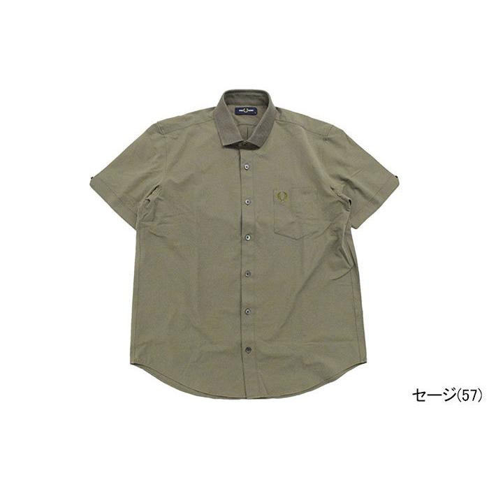 フレッドペリー シャツ 半袖 FRED PERRY メンズ コントラスト 日本企画(F4599 Contrast S/S Shirt JAPAN LIMITED カジュアルシャツ トップス)｜icefield｜06