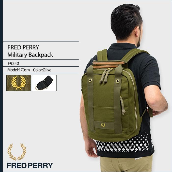 FRED PERRY フレッドペリー リュック ミリタリー バックパック