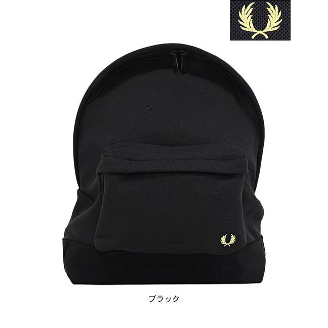 フレッドペリー FRED PERRY リュック ピケ バックパック 日本企画(FREDPERRY F9262 Pique Backpack デイパック メンズ レディース)｜icefield｜02