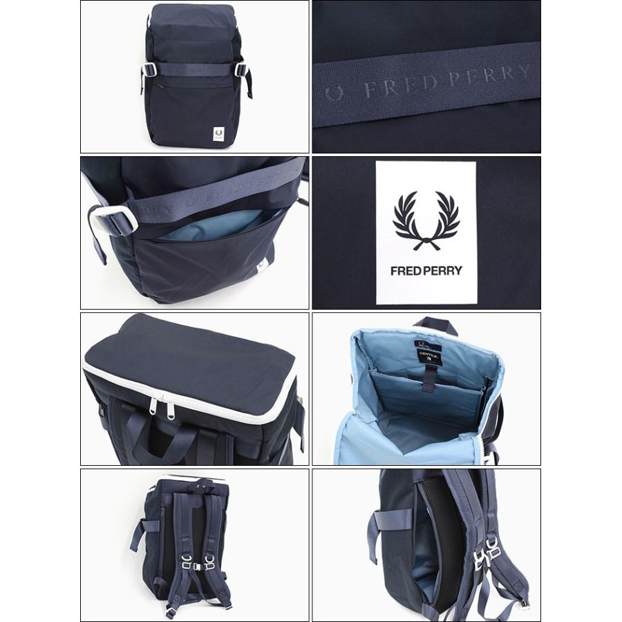 フレッドペリー　新品　リュック FRED PERRY デイバック リュック Nylon Badge Backpack
