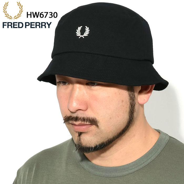 FRED PERRY フレッドペリー ハット ピケ バケットハット FRED PERRY フレッドペリー ハット ピケ バケットハット