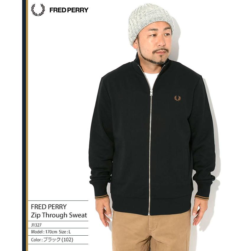 FRED PERRY ジップアップトレーナー トラックジャケットM グレー FRED PERRY ジップアップトレーナー トラックジャケットM グレー