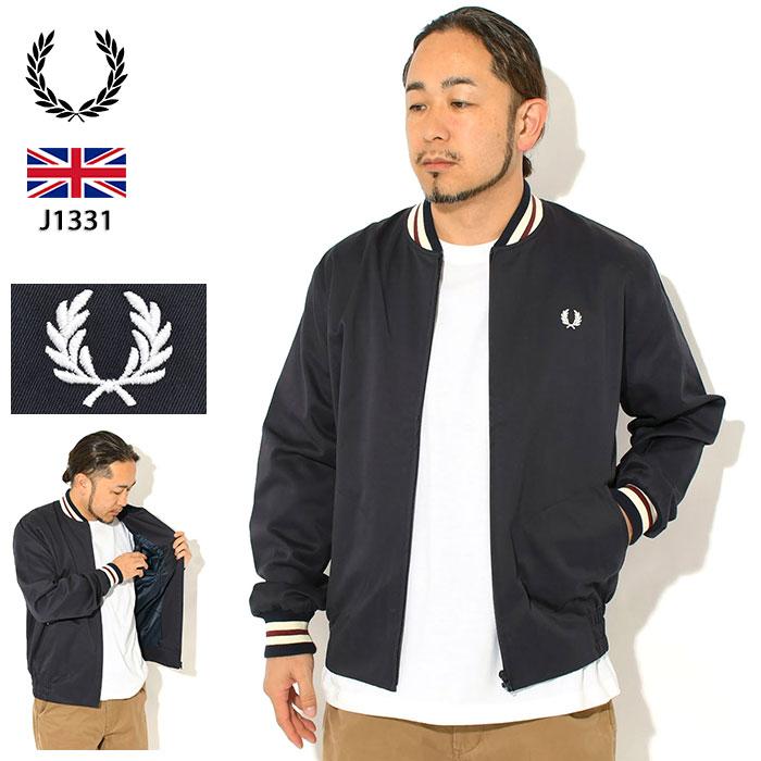 FRED PERRY・ヤギ本革 ボンバージャケット FRED PERRY（フレッドペリー） ジャケット メンズ ツイル テニス
