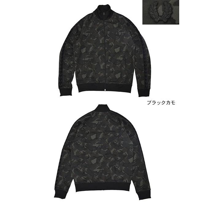 FRED PERRY フレッドペリー ジャージー ジャケット メンズ カモ FRED PERRY フレッドペリー ジャージー ジャケット メンズ カモ
