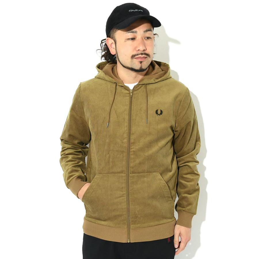 FRED PERRY（フレッドペリー） ジャケット メンズ コード フーデッド